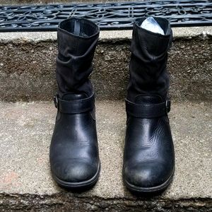 BOGS CARLEY LEATHER MID CALF BOOT SZ 8.5